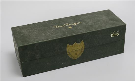 A bottle of Dom Perignon,1998